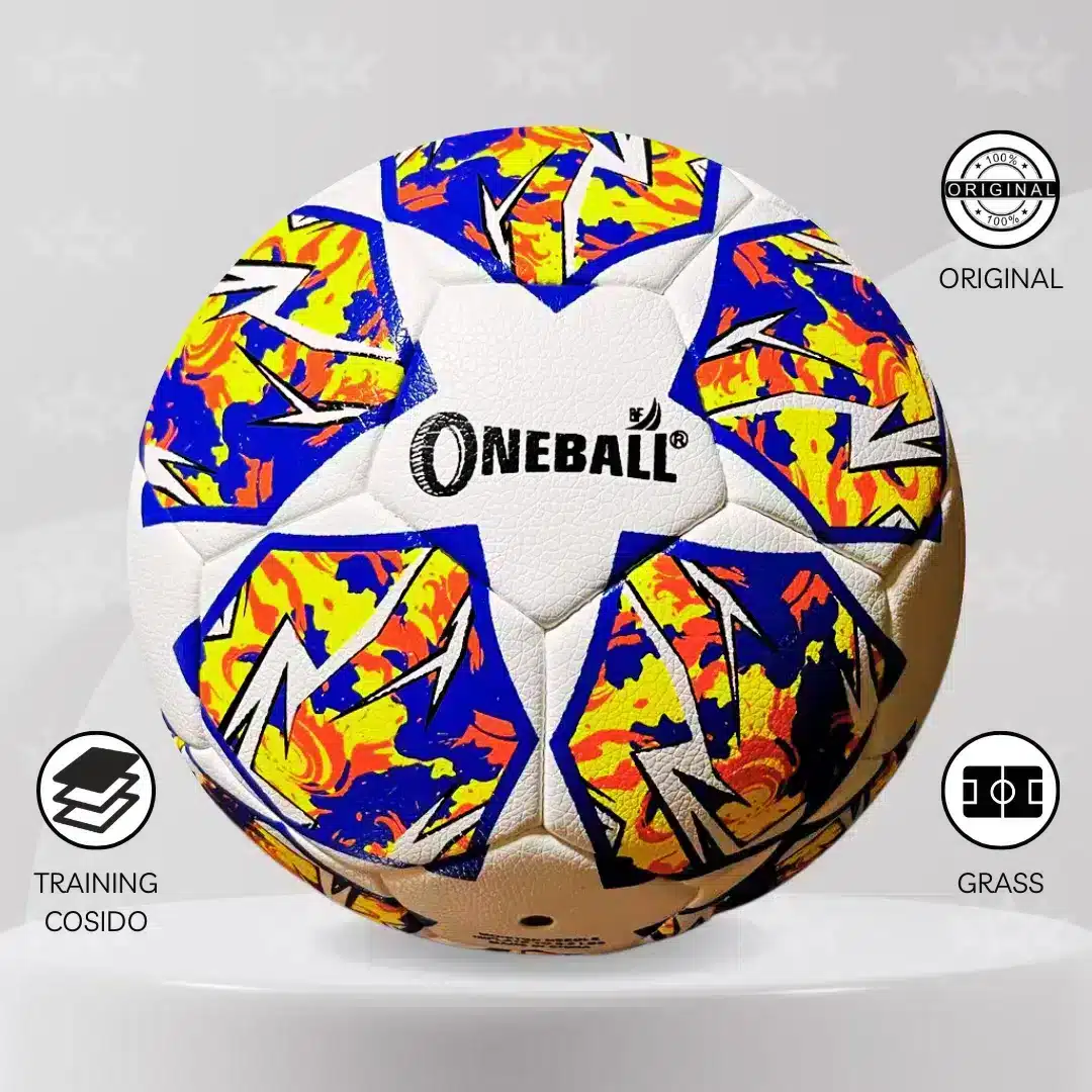 Pelota De Fútbol Oneball Cuero Pvc Foam #5 Diseño Champions - Imagen 3