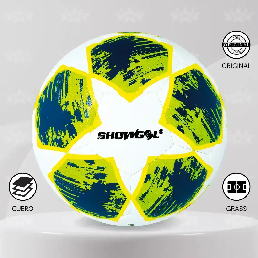 Pelota De Fútbol Showgol Cuero Pvc Foam #4 Diseño Champions - Imagen 2