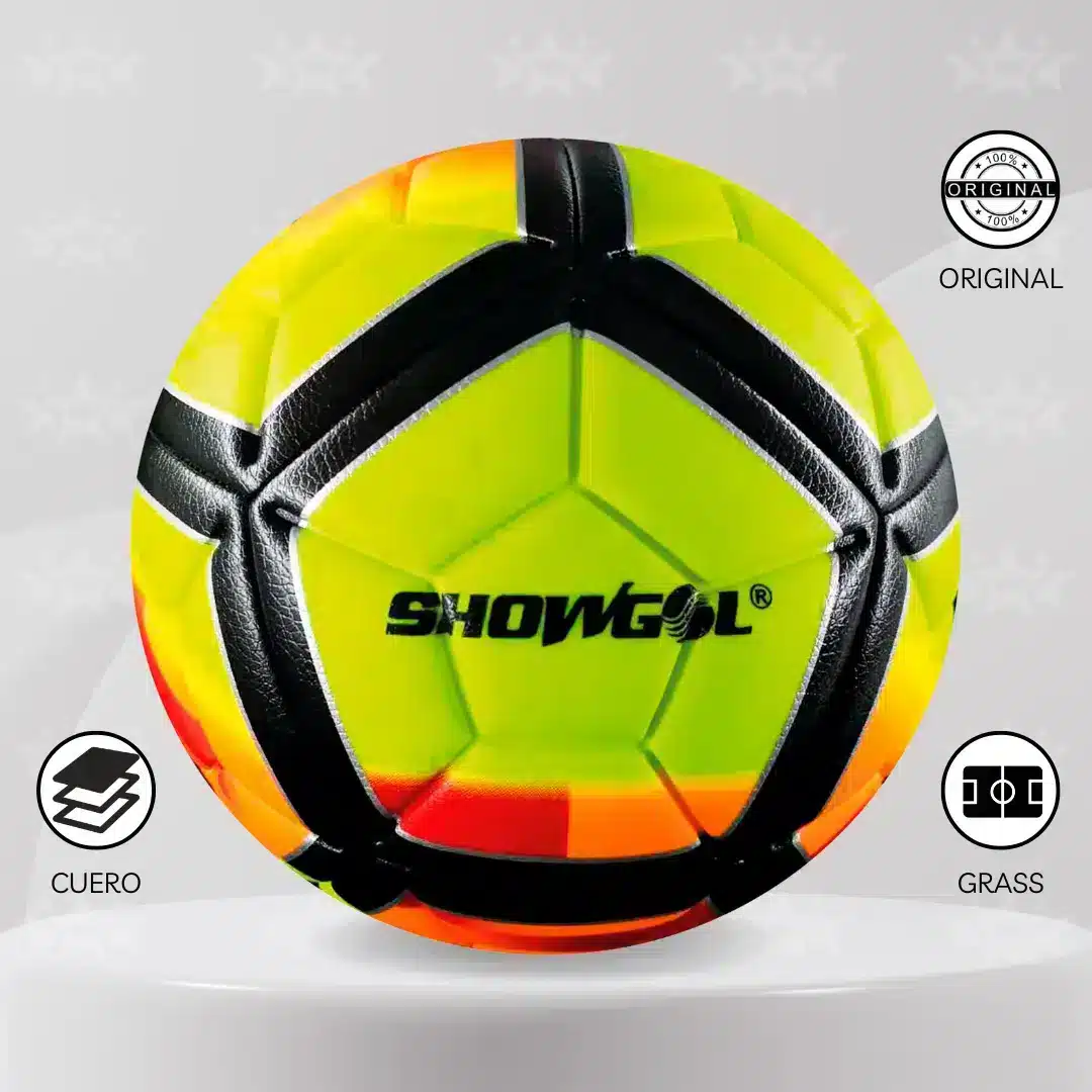Pelota De Fútbol Showgol Cuero Pvc Foam #4 Diseño Ordem - Imagen 6