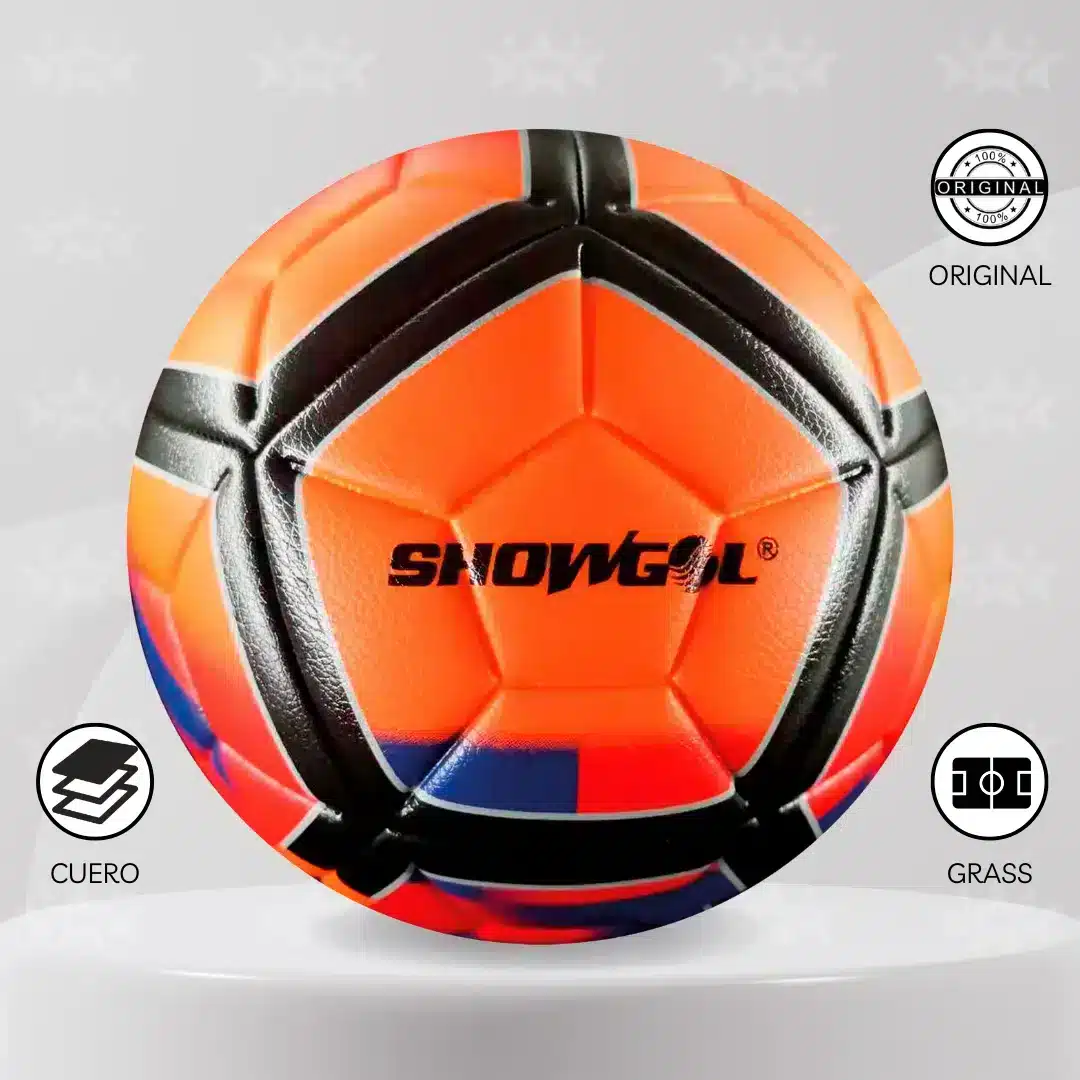 Pelota De Fútbol Showgol Cuero Pvc Foam #4 Diseño Ordem - Imagen 5