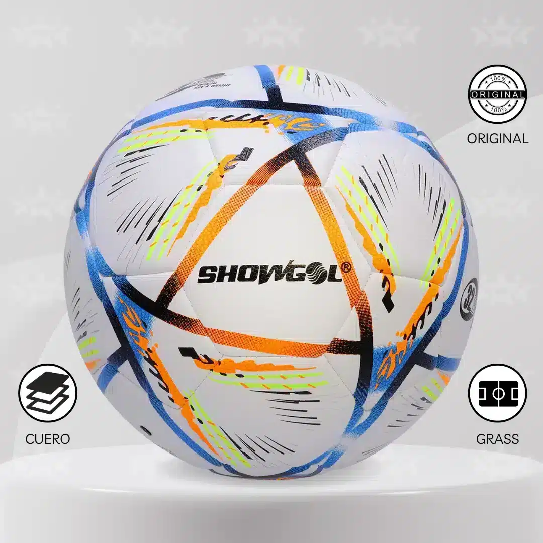 Pelota De Fútbol Showgol Cuero Pvc Foam #4 Diseño Qatar - Imagen 2