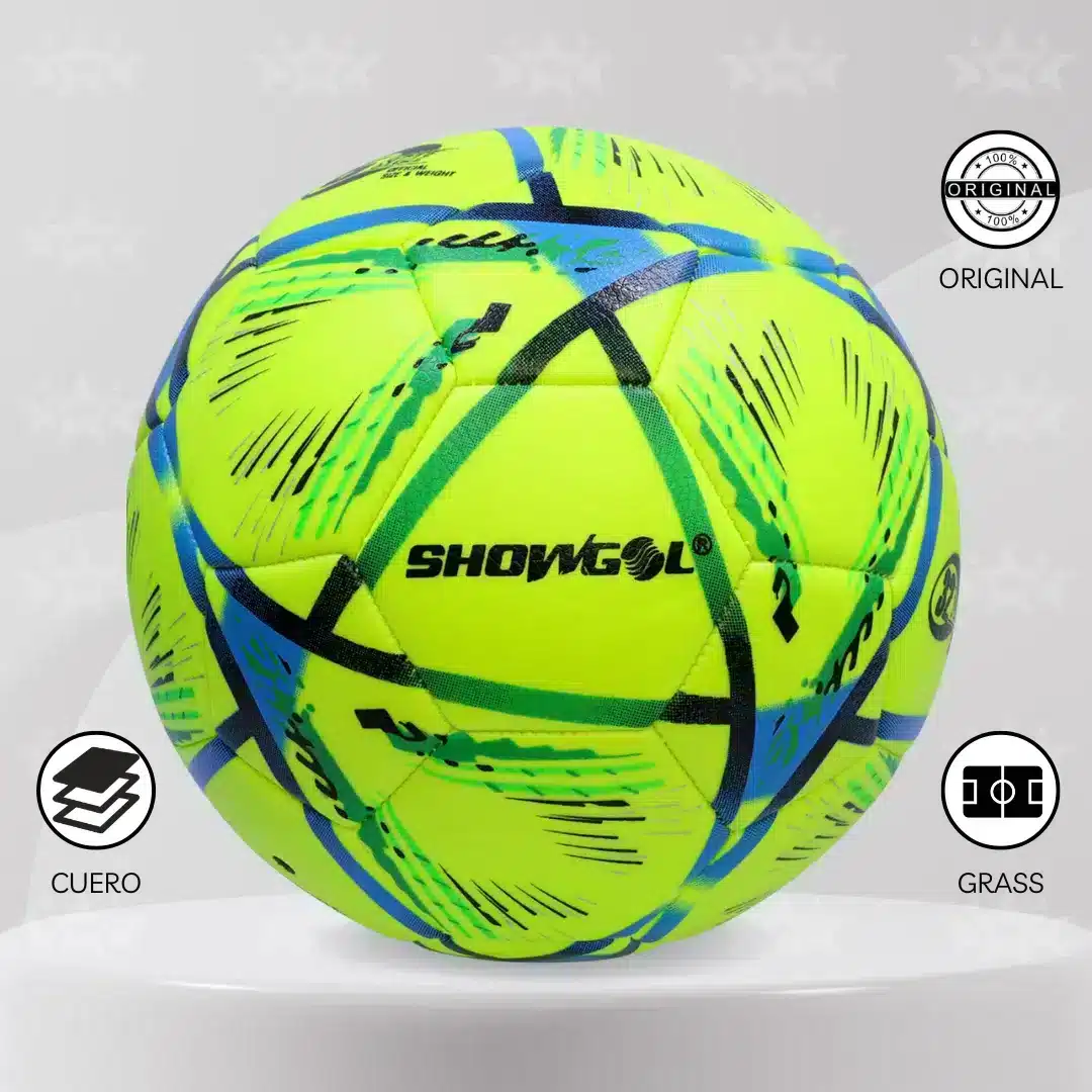 Pelota De Fútbol Showgol Cuero Pvc Foam #4 Diseño Qatar - Imagen 4