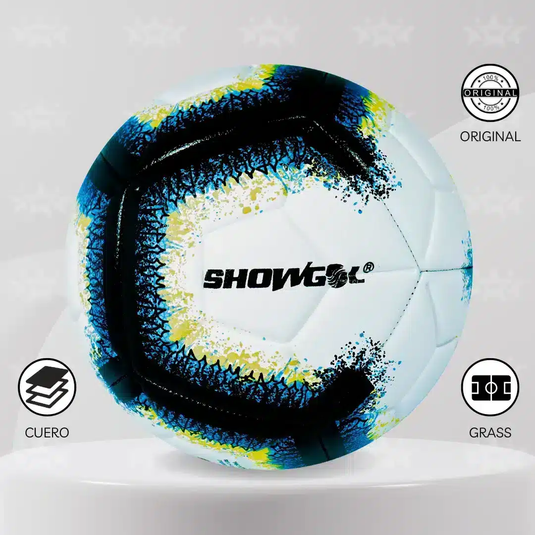 Pelota De Fútbol Showgol Cuero Pvc Foam #4 Diseño Rabisco - Imagen 2