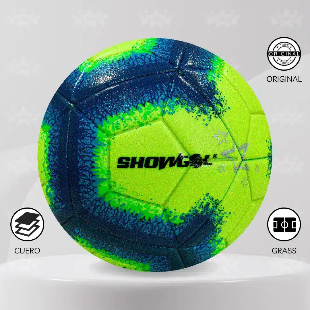 Pelota De Fútbol Showgol Cuero Pvc Foam #4 Diseño Rabisco - Imagen 3
