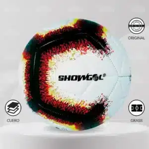 Pelota De Fútbol Showgol Cuero Pvc Foam #4 Diseño Rabisco