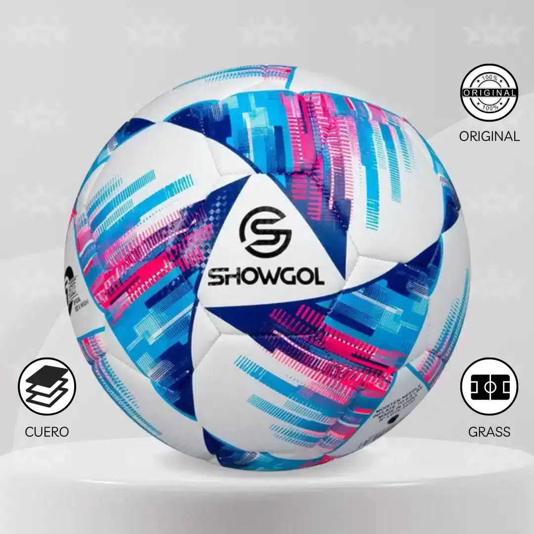 Pelota De Fútbol Showgol Cuero Pvc Foam #4 Diseño Europa League - Imagen 2