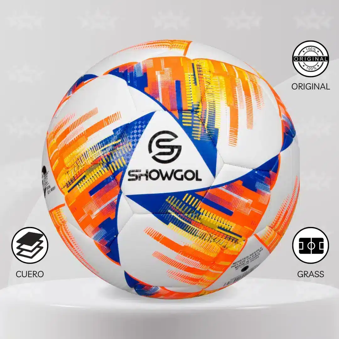 Pelota De Fútbol Showgol Cuero Pvc Foam #4 Diseño Europa League