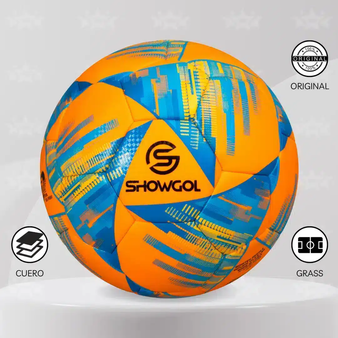 Pelota De Fútbol Showgol Cuero Pvc Foam #4 Diseño Europa League - Imagen 4