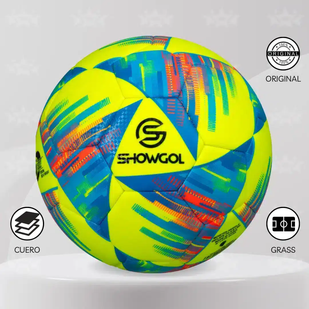 Pelota De Fútbol Showgol Cuero Pvc Foam #4 Diseño Europa League - Imagen 3