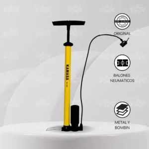 Inflador Kamasa - Cuerpo De Metal Con Bombin