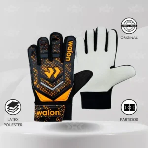 Guantes De Arquero Walon - Diseño Luka Kids Negro