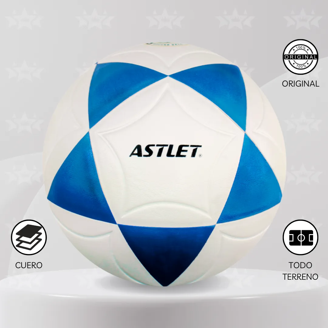 Pelota De Fútbol Astlet Cuero Pu Vulcanizado #4 - Imagen 7
