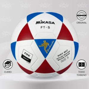 Pelota De Fútbol Mikasa Ft-5 Cuero Fifa #5