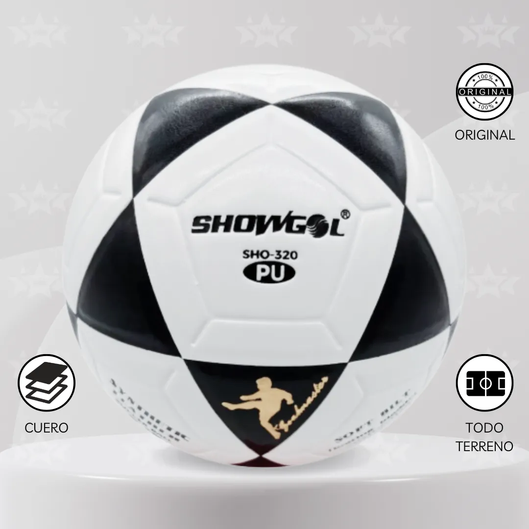 Pelota De Fútbol Showgol Cuero Pu Vulcanizado #4 - Imagen 2