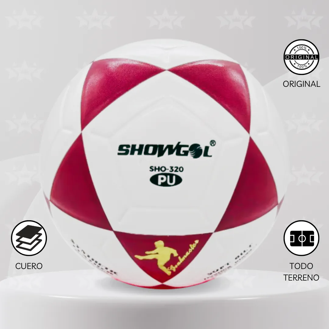 Pelota De Fútbol Showgol Cuero Pu Vulcanizado #4 - Imagen 5