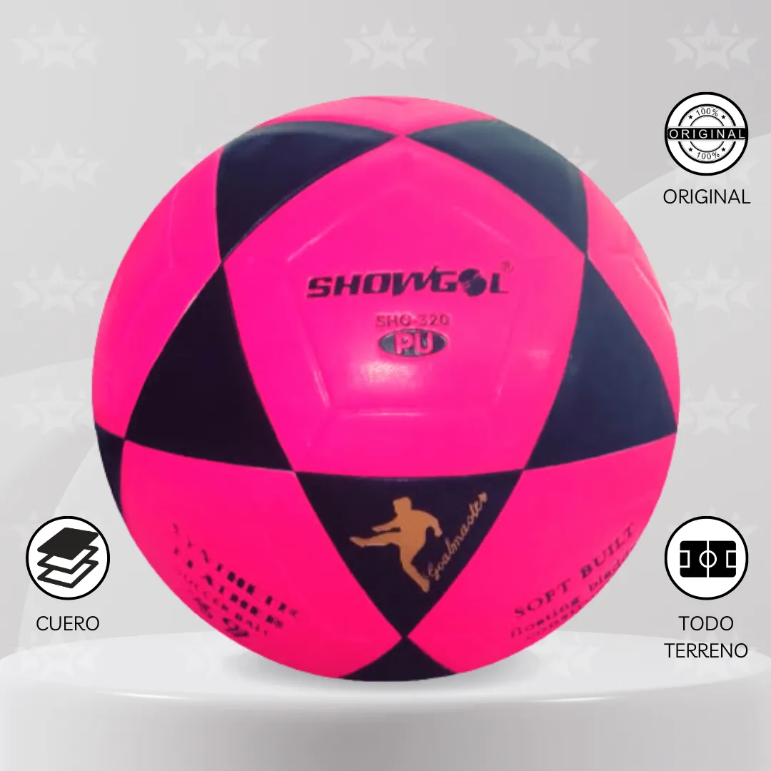 Pelota De Fútbol Showgol Cuero Pu Vulcanizado #4 - Imagen 3
