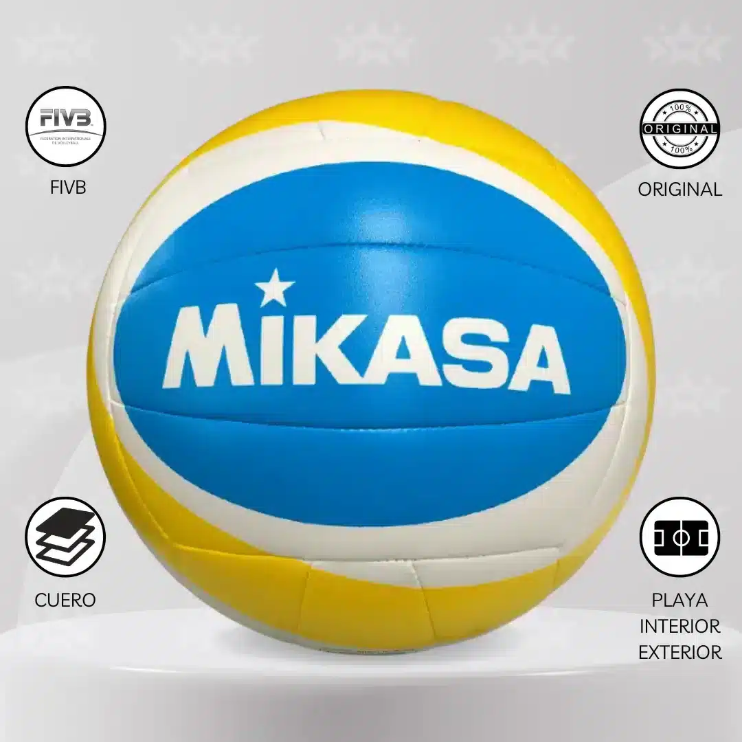 Pelota De Vóley Playa Mikasa Bv543-Vxb Certificación Fivb - Imagen 2