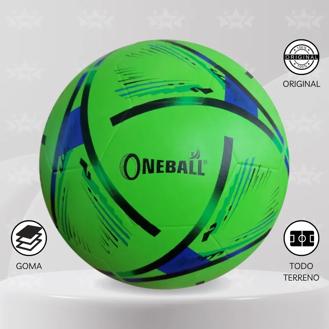 Pelota Fútbol Oneball Goma #4 Diseño Qatar - Imagen 3