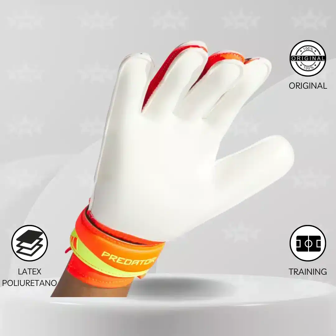 Guantes De Arquero Adidas Predator Training - Naranja Adulto - Imagen 3