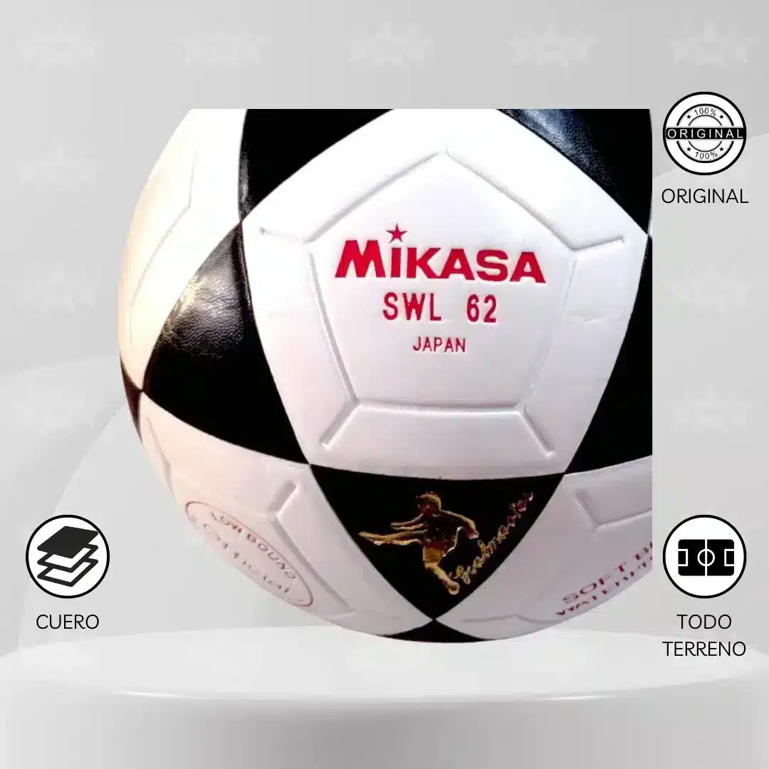 Pelota Futsal Mikasa Swl 62 - Talla # 3.5 Cuero Pu - Imagen 7