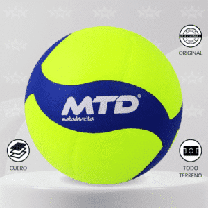 Pelota De Vóley Mtd V330w Cuero Pu Neón