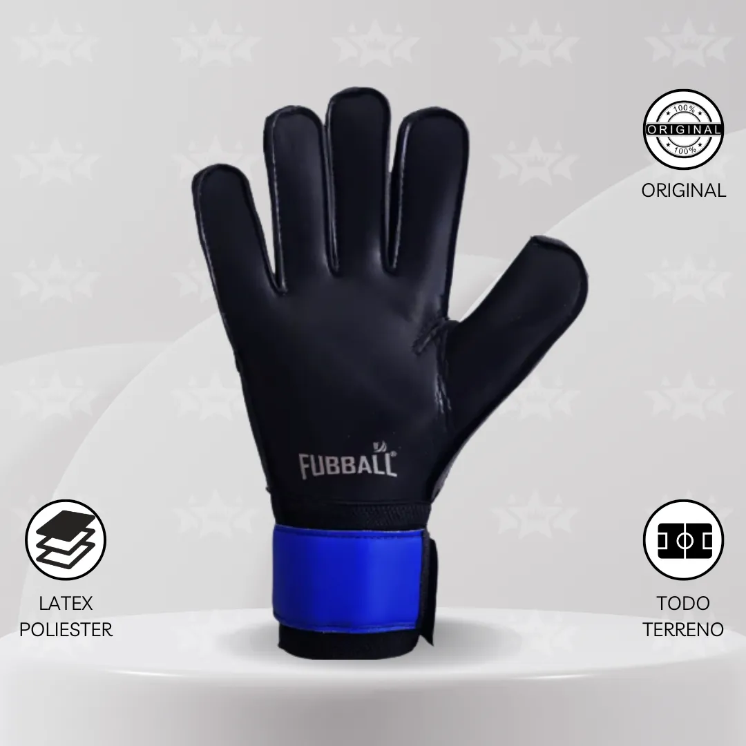 Guantes De Arquero Fubball – Diseño R5 CRACK Junior Azul - Imagen 2