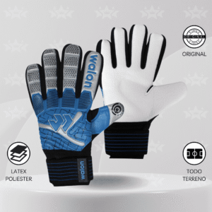Guantes De Arquero Walon – Diseño Spark Turquesa Junior