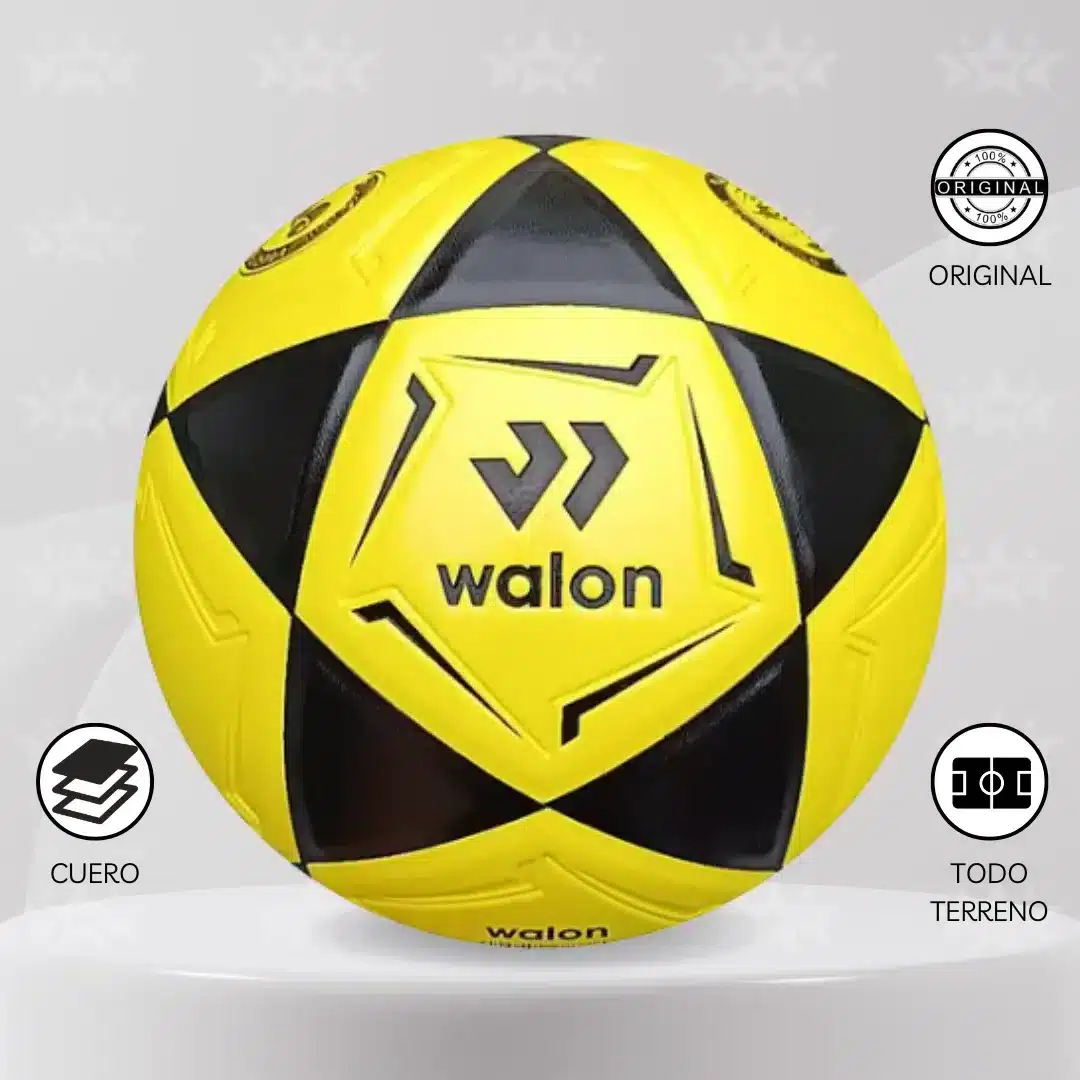 PELOTA DE FÚTBOL WALON TALLA #5 CUERO PU