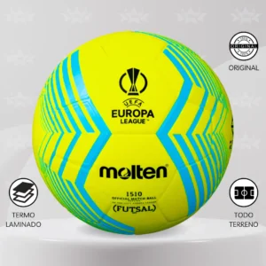 Pelota De Futsal Molten #3.5 Termolaminado Diseño Euro League