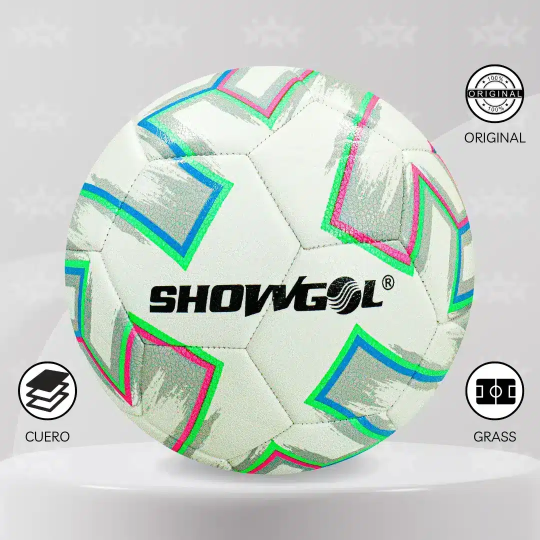 Pelota De Fútbol Showgol Cuero Pvc Foam #4 Diseño Euro20 - Imagen 3