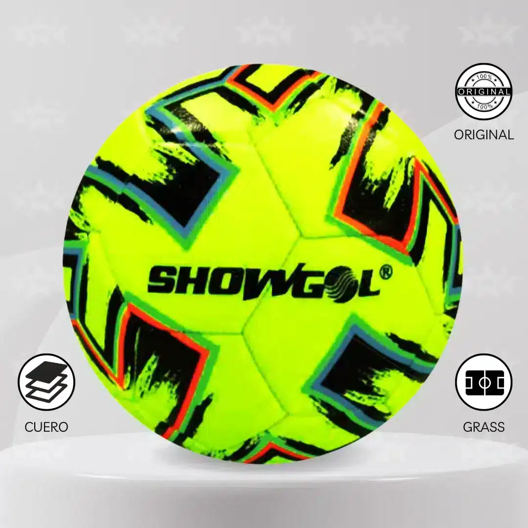 Pelota De Fútbol Showgol Cuero Pvc Foam #4 Diseño Euro20 - Imagen 5