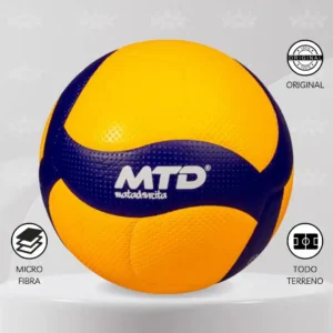 Pelota De Voley Mtd M5000-Bicolor Microfibra Japonés Pro