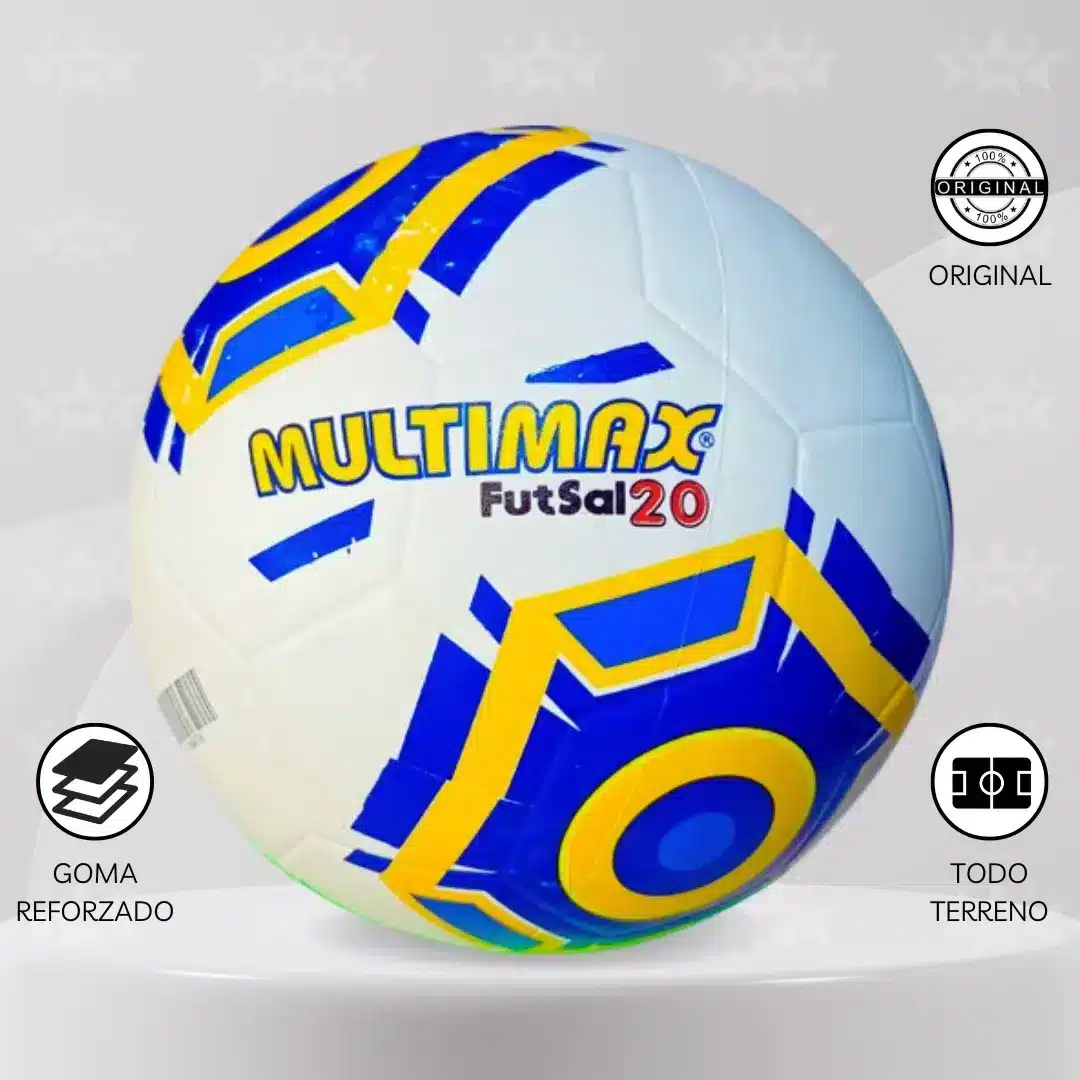 Pelota De Futsal Multimax #3.5 Goma Reforzada - Imagen 3