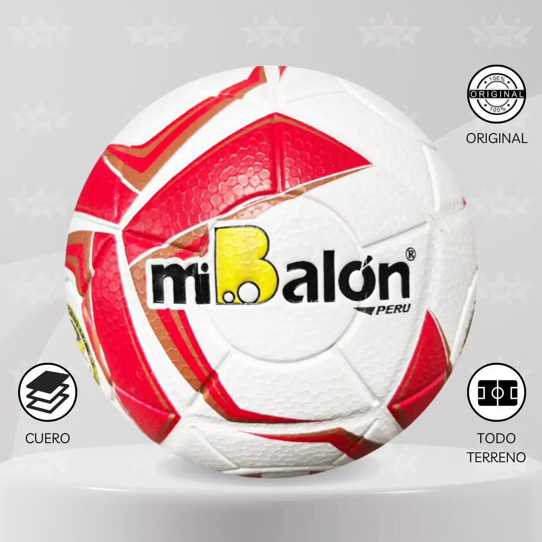 Pelota De Futbol Mi Balón Cuero Talla #4 - Diseño Paises