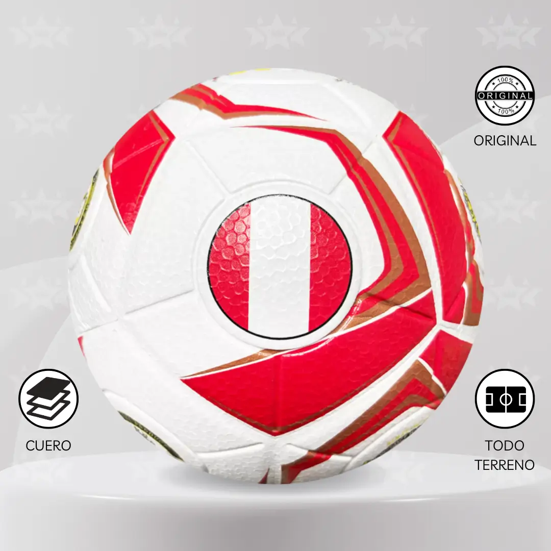 Pelota De Futbol Mi Balón Cuero Talla #4 - Diseño Paises - Imagen 5