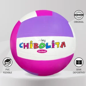 Pelota De Voley Viniball Semideportiva Chibolita Tricolor